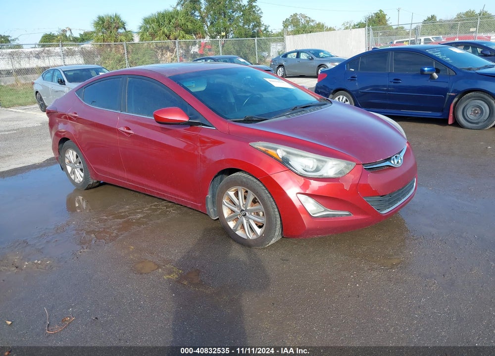2015 HYUNDAI ELANTRA SE VIN: 5NPDH4AE4FH571823