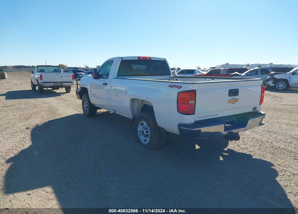 2018 CHEVROLET SILVERADO 2500HD WT VIN: 1GC0KUEG6JZ285615