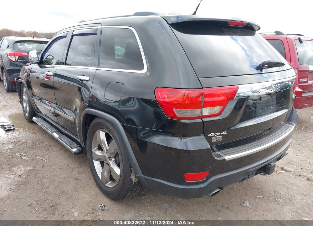 2013 JEEP GRAND CHEROKEE OVERLAND VIN: 1C4RJFCT6DC587905