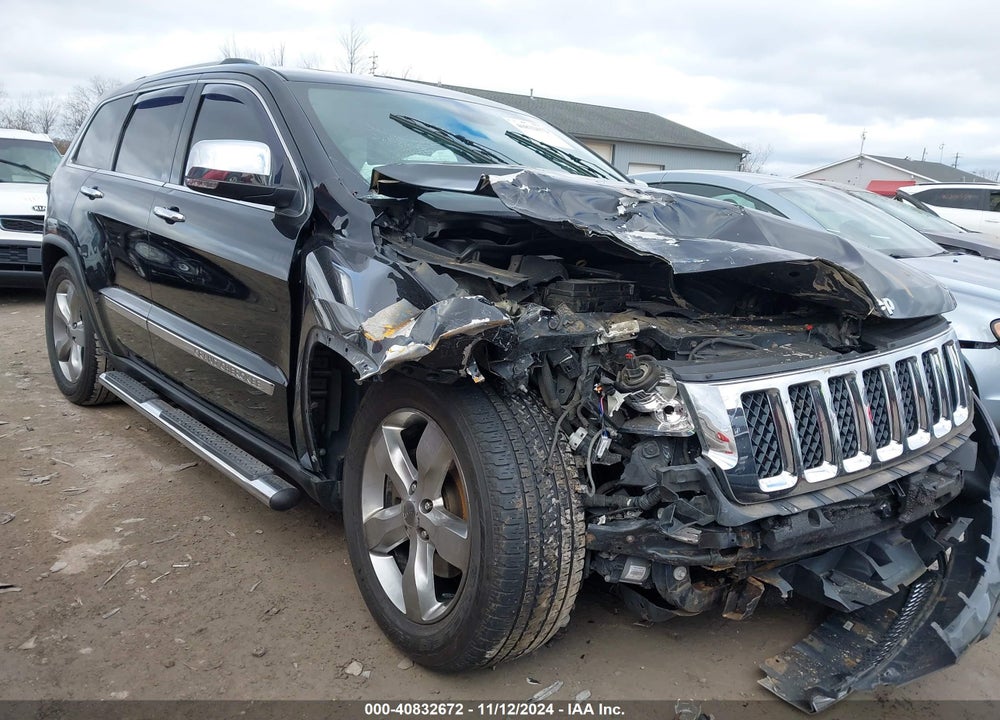 2013 JEEP GRAND CHEROKEE OVERLAND VIN: 1C4RJFCT6DC587905