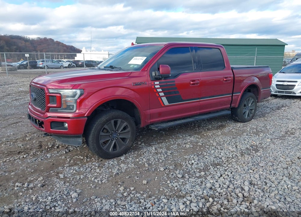 2018 FORD F-150 LARIAT VIN: 1FTEW1EG5JFA33560