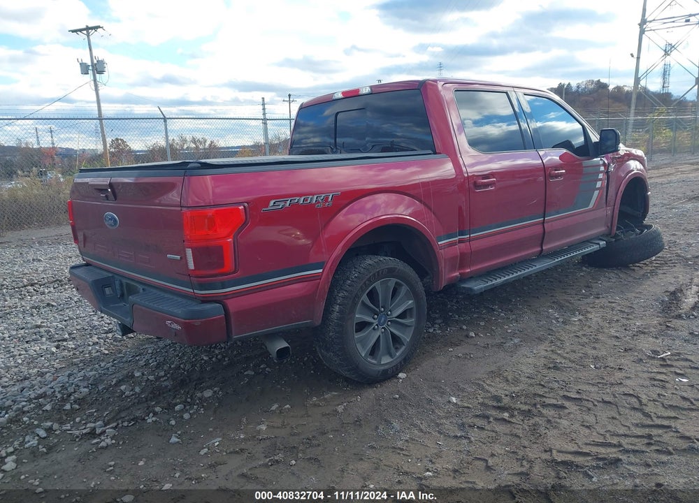 2018 FORD F-150 LARIAT VIN: 1FTEW1EG5JFA33560