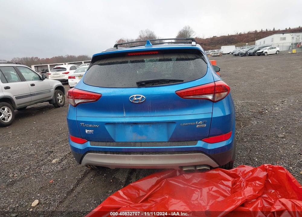 2017 HYUNDAI TUCSON LIMITED VIN: KM8J3CA28HU431909