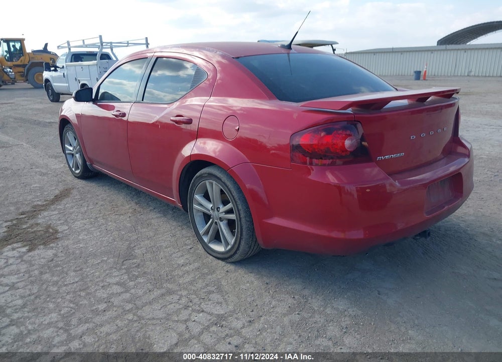 2011 DODGE AVENGER MAINSTREET VIN: 1B3BD1FG4BN508860