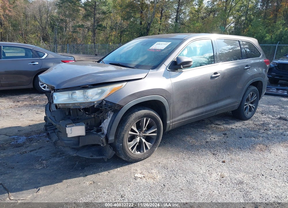 2017 TOYOTA HIGHLANDER LE VIN: 5TDZZRFH2HS203026