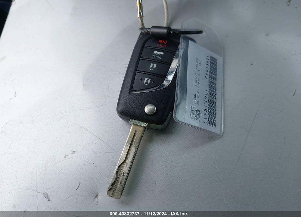 2023 TOYOTA COROLLA LE VIN: 5YFB4MDE1PP015021