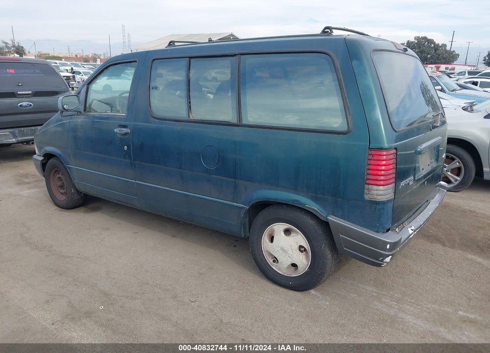 1997 FORD AEROSTAR XLT VIN: 1FMDA11U0VZA31091