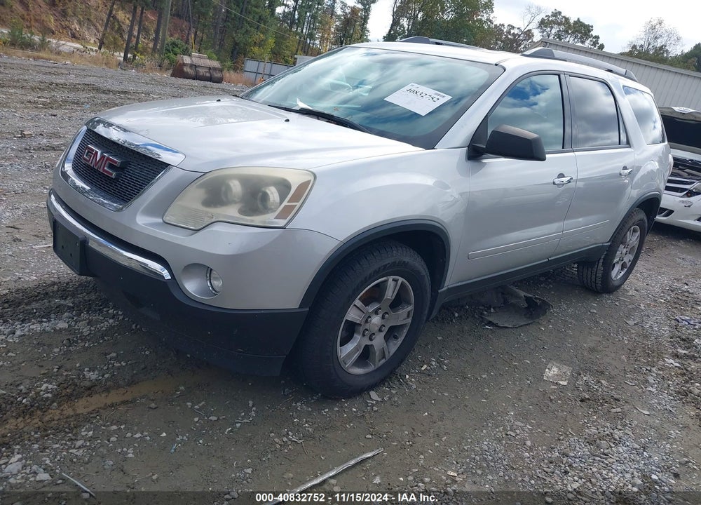 2010 GMC ACADIA SLE VIN: 1GKLRLED5AJ235624