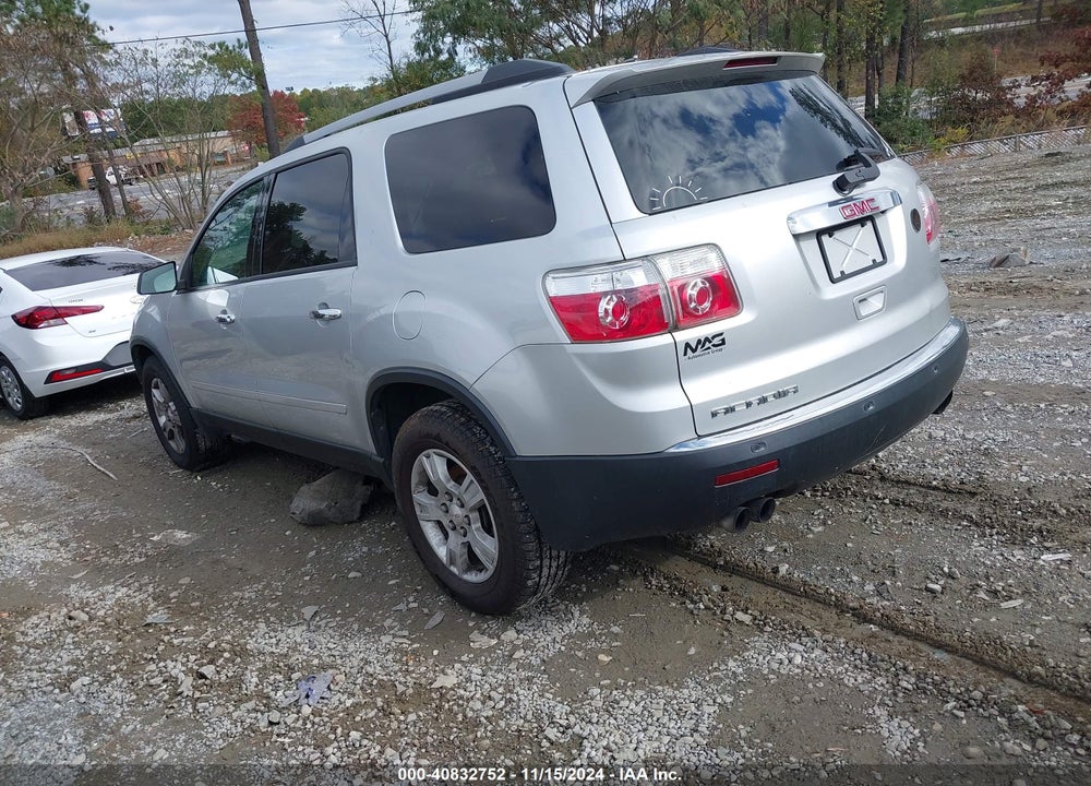 2010 GMC ACADIA SLE VIN: 1GKLRLED5AJ235624