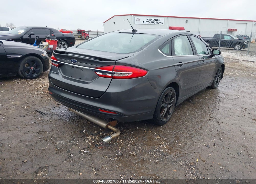 2018 FORD FUSION S VIN: 3FA6P0G7XJR238230