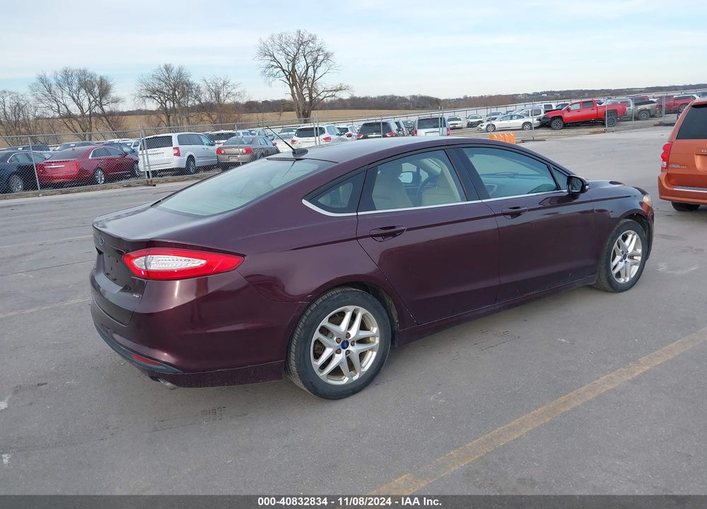 2013 FORD FUSION SE VIN: 3FA6P0H77DR350695