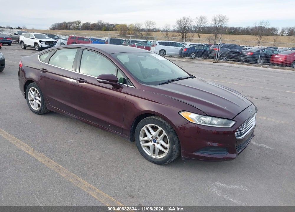 2013 FORD FUSION SE VIN: 3FA6P0H77DR350695