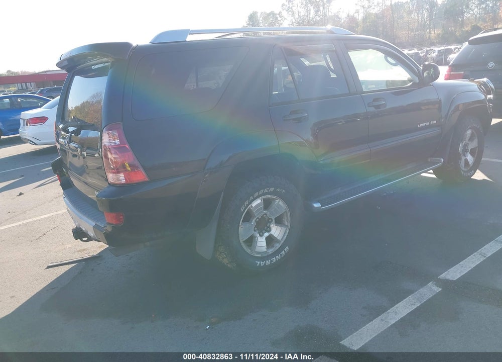 2003 TOYOTA 4RUNNER LIMITED V8 VIN: JTEBT17R930026560