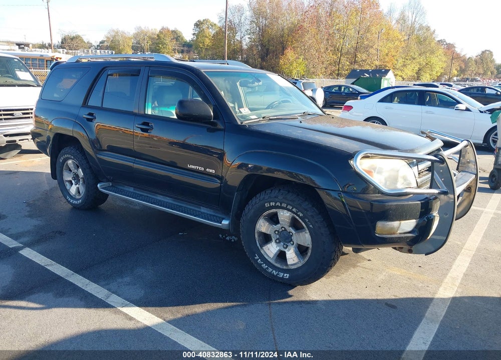 2003 TOYOTA 4RUNNER LIMITED V8 VIN: JTEBT17R930026560