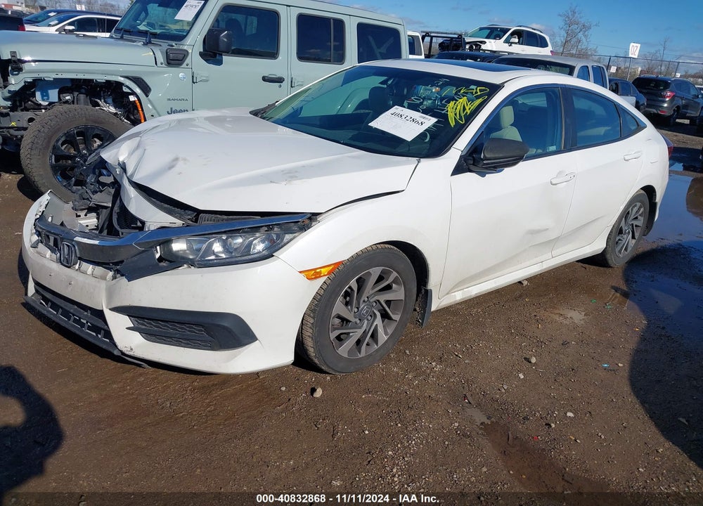 2018 HONDA CIVIC EX VIN: 19XFC2F7XJE041360