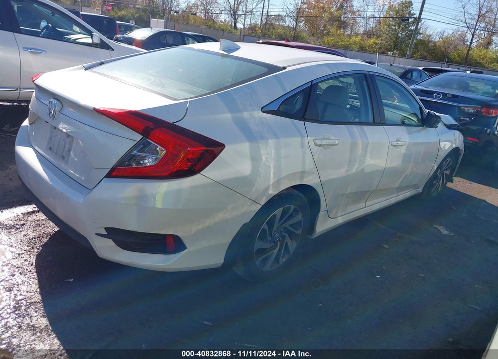 2018 HONDA CIVIC EX VIN: 19XFC2F7XJE041360