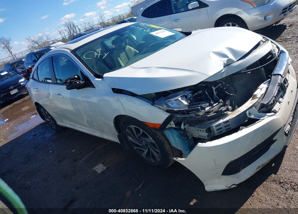 2018 HONDA CIVIC EX VIN: 19XFC2F7XJE041360