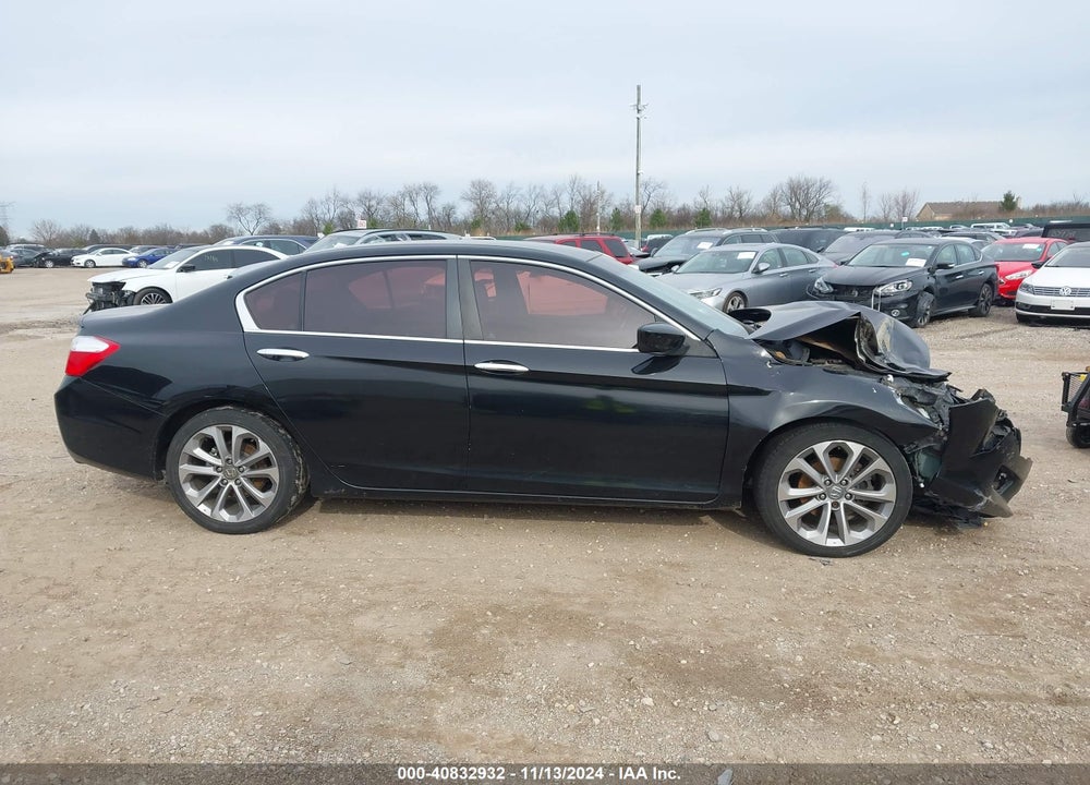2013 HONDA ACCORD SPORT VIN: 1HGCR2F51DA075678