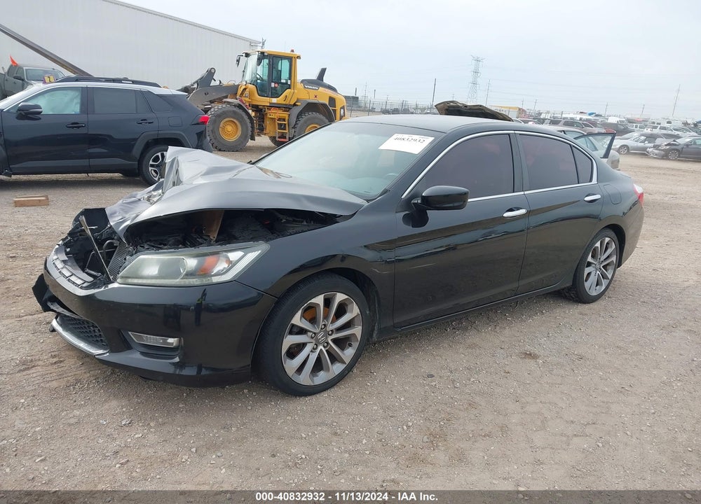 2013 HONDA ACCORD SPORT VIN: 1HGCR2F51DA075678