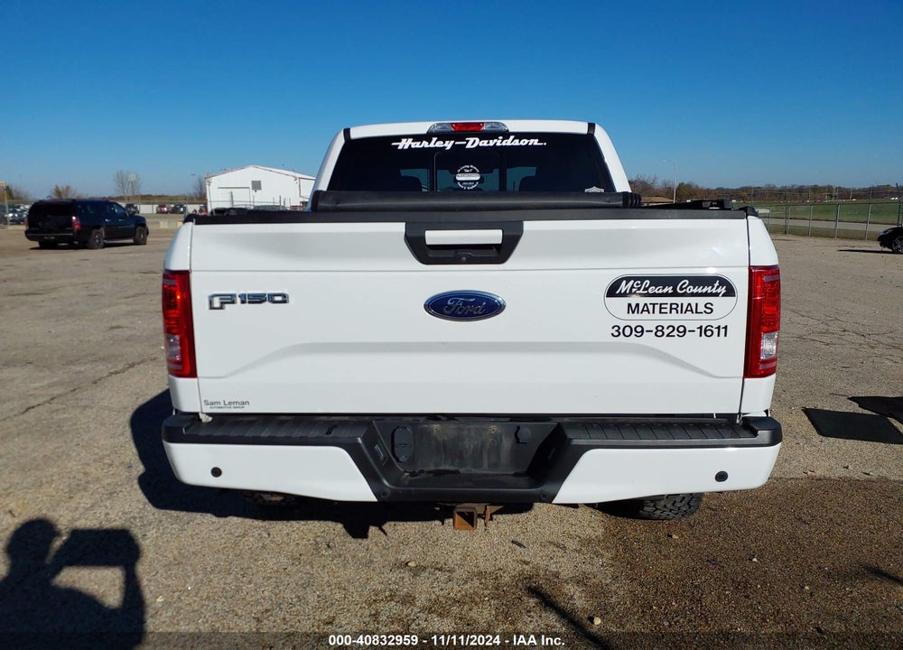 2017 FORD F-150 XLT VIN: 1FTEW1EFXHFB31288