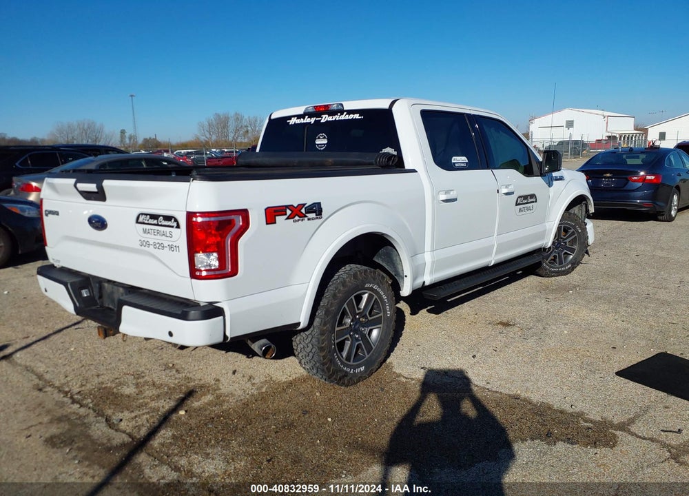 2017 FORD F-150 XLT VIN: 1FTEW1EFXHFB31288