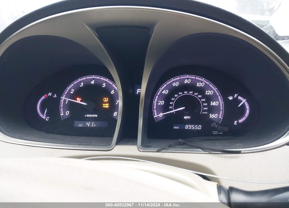 2011 TOYOTA AVALON VIN: 4T1BK3DB6BU382929