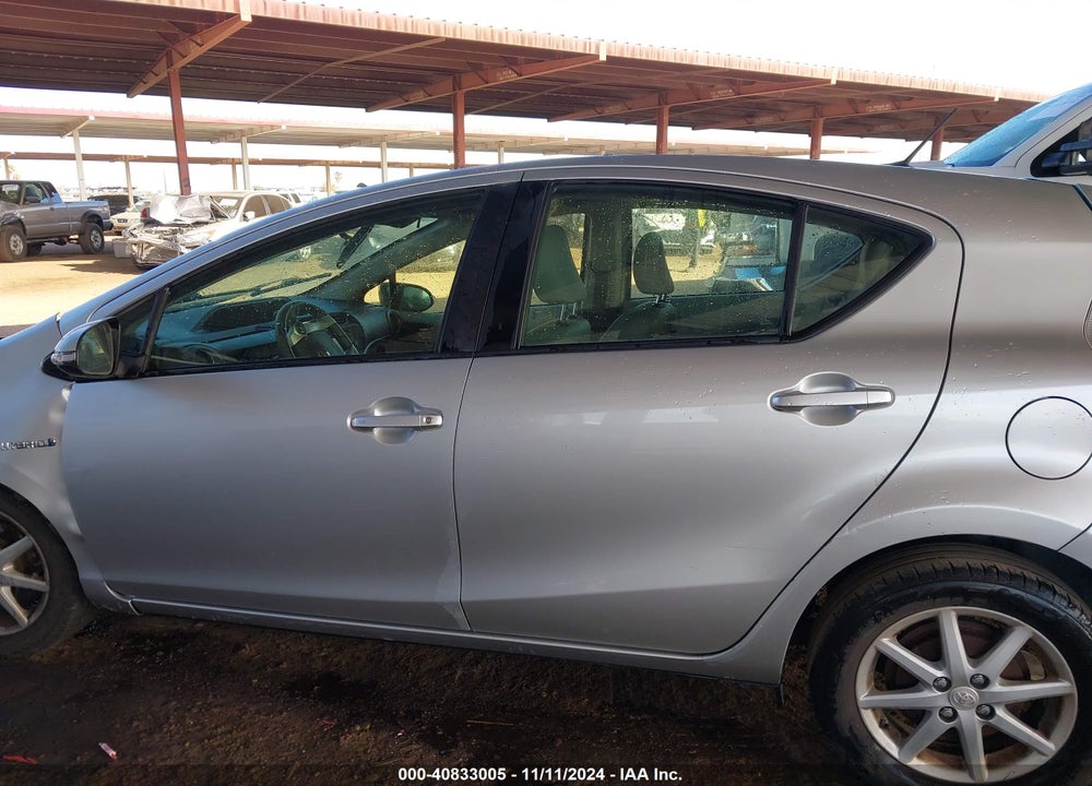 2012 TOYOTA PRIUS C FOUR VIN: JTDKDTB34C1013094