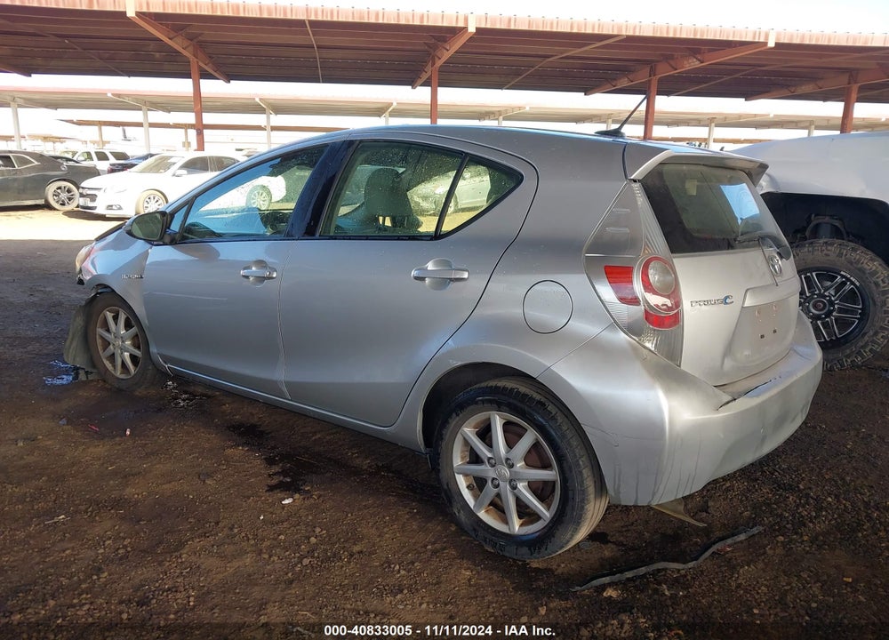 2012 TOYOTA PRIUS C FOUR VIN: JTDKDTB34C1013094
