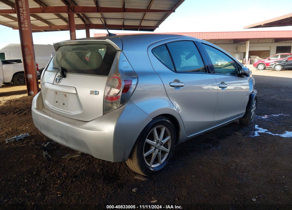 2012 TOYOTA PRIUS C FOUR VIN: JTDKDTB34C1013094