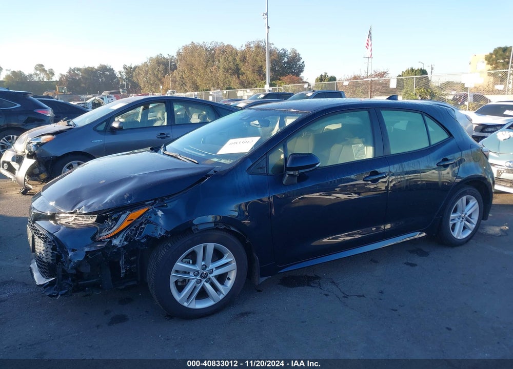 2022 TOYOTA COROLLA SE VIN: JTND4MBE8N3181128