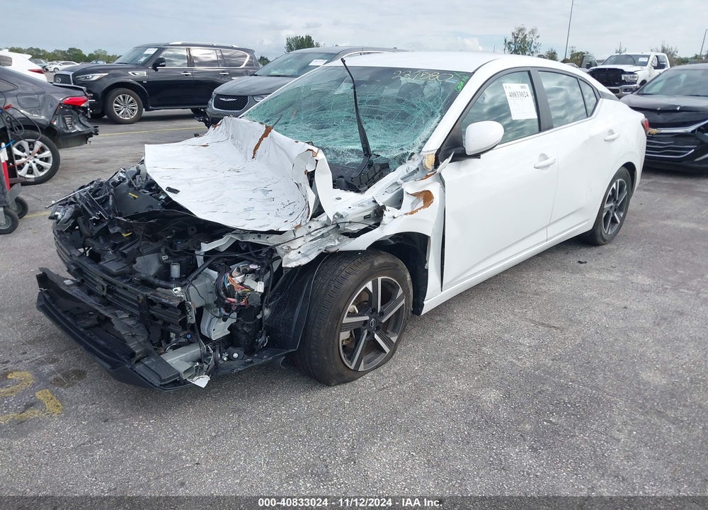 2024 NISSAN SENTRA SV XTRONIC CVT VIN: 3N1AB8CV7RY237580