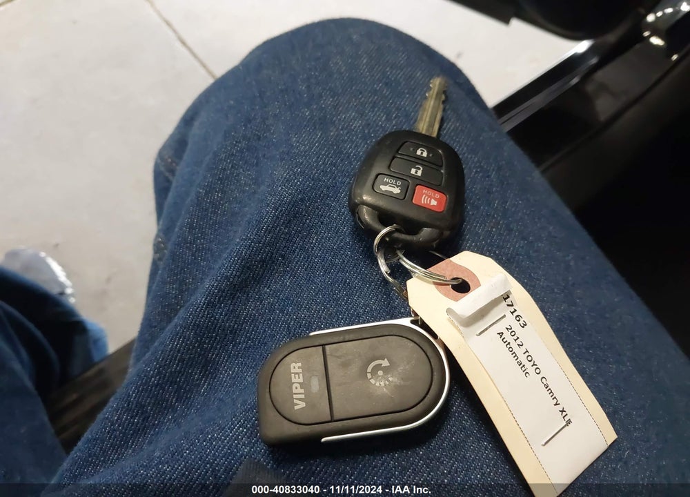 2012 TOYOTA CAMRY SE VIN: 4T1BF1FKXCU050273