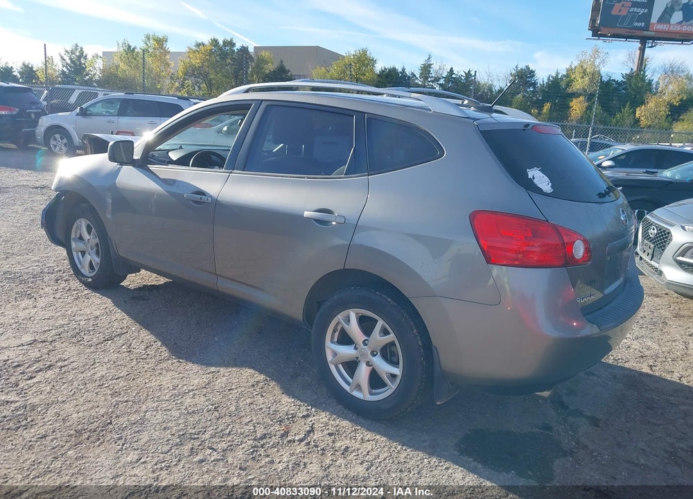 2008 NISSAN ROGUE SL VIN: JN8AS58V48W407795