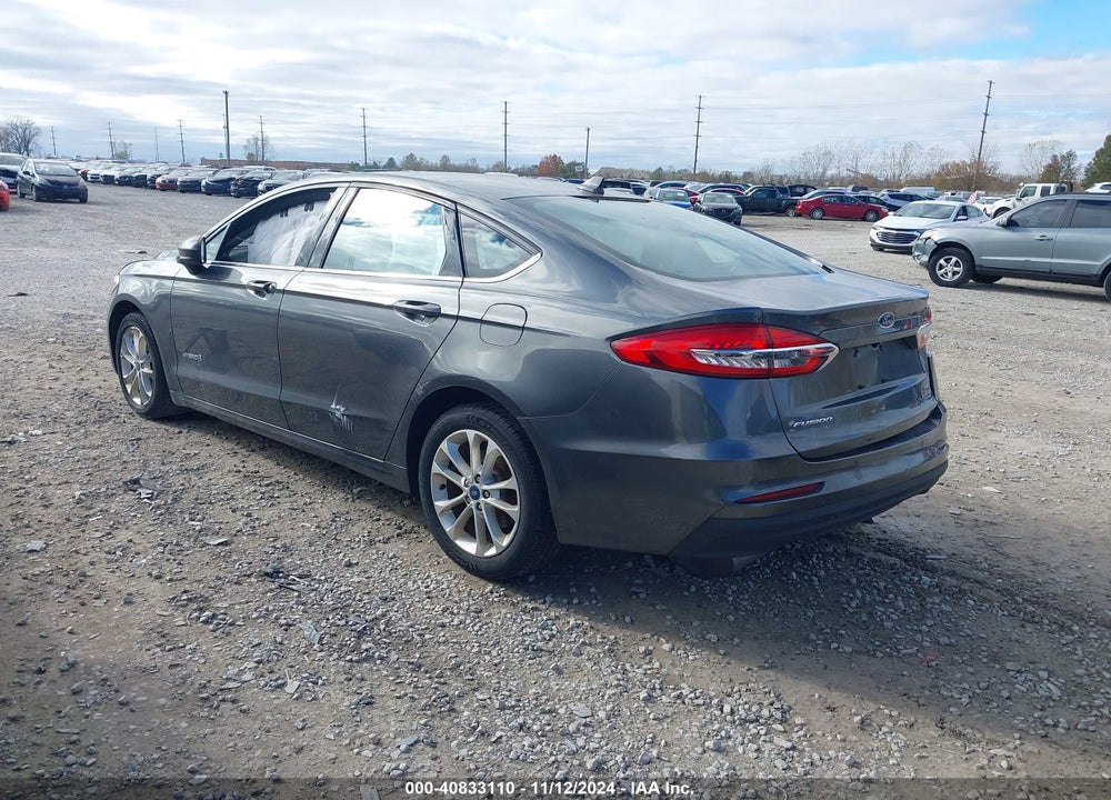 2019 FORD FUSION HYBRID SE VIN: 3FA6P0LU1KR104123