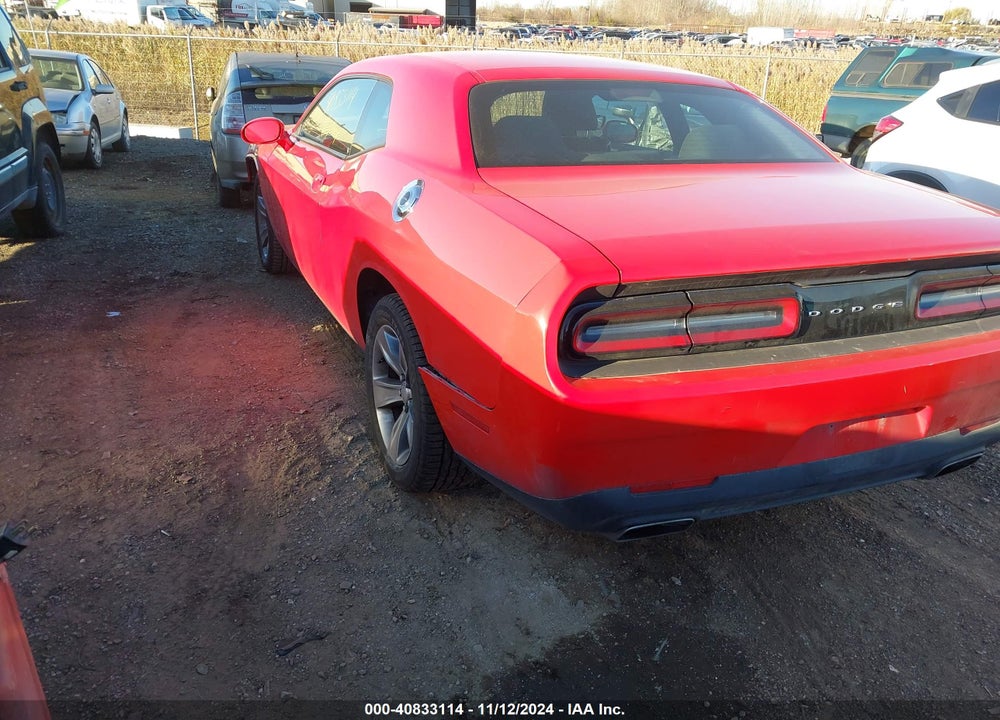2016 DODGE CHALLENGER SXT VIN: 2C3CDZAG2GH289961