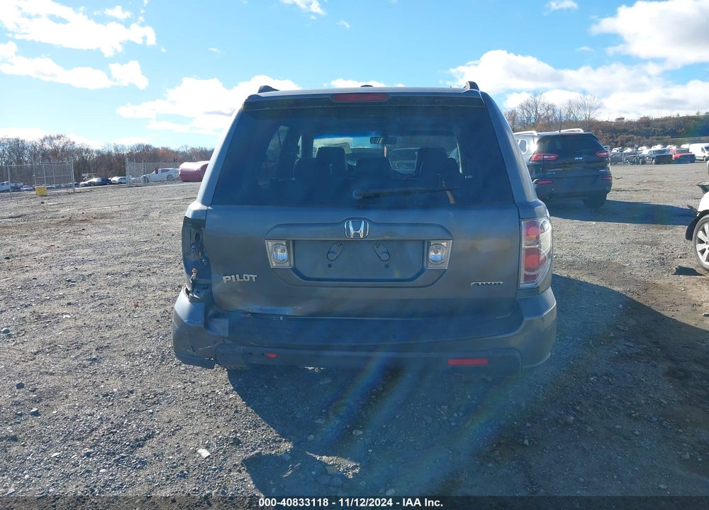 2007 HONDA PILOT EX-L VIN: 5FNYF18697B013499