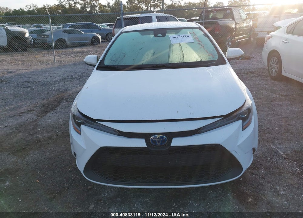 2021 TOYOTA COROLLA HYBRID LE VIN: JTDEAMDE0MJ002556