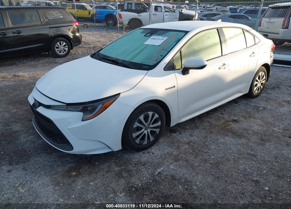 2021 TOYOTA COROLLA HYBRID LE VIN: JTDEAMDE0MJ002556