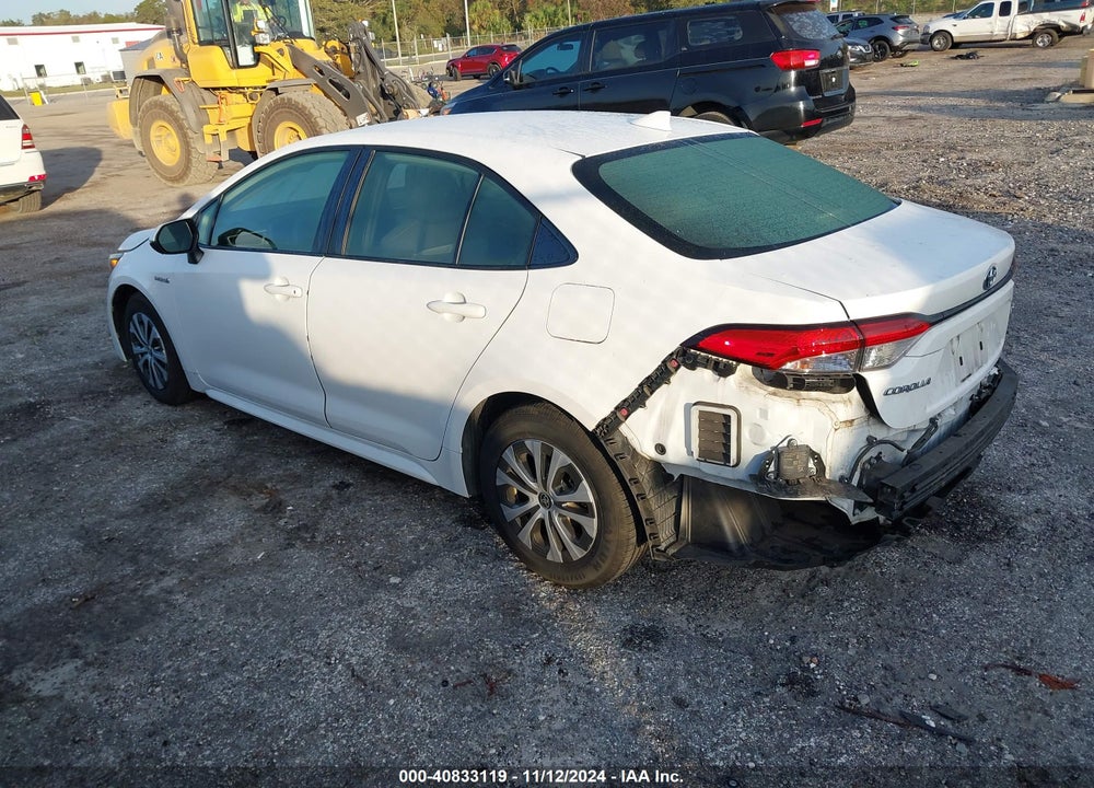 2021 TOYOTA COROLLA HYBRID LE VIN: JTDEAMDE0MJ002556