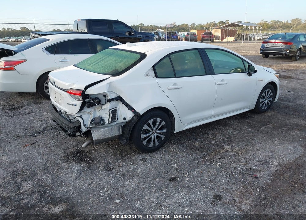 2021 TOYOTA COROLLA HYBRID LE VIN: JTDEAMDE0MJ002556