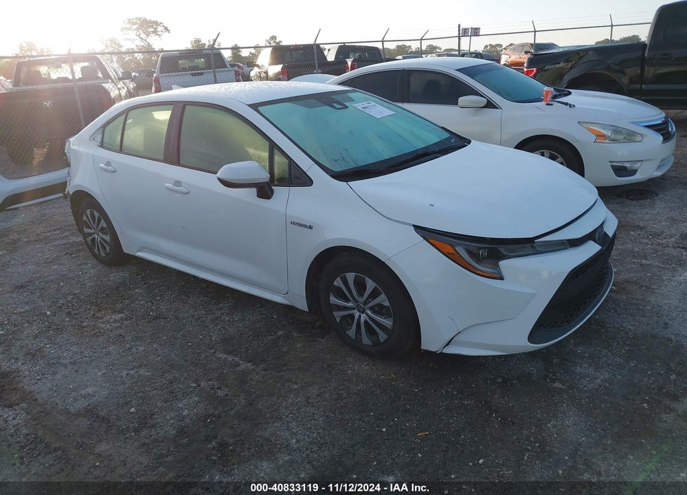 2021 TOYOTA COROLLA HYBRID LE VIN: JTDEAMDE0MJ002556