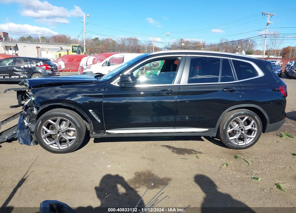 2022 BMW X3 XDRIVE30I VIN: 5UX53DP03N9N34346