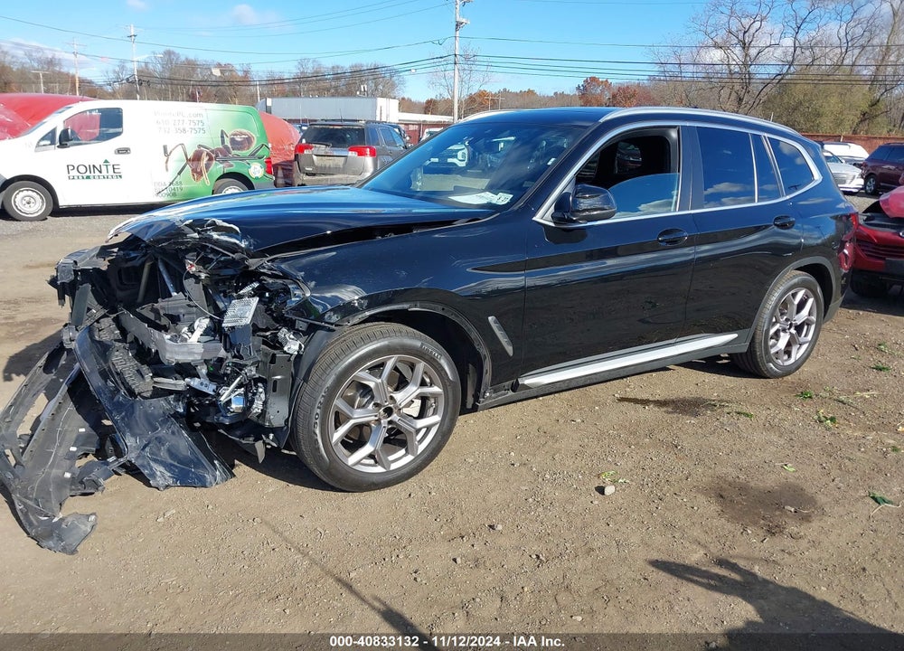 2022 BMW X3 XDRIVE30I VIN: 5UX53DP03N9N34346
