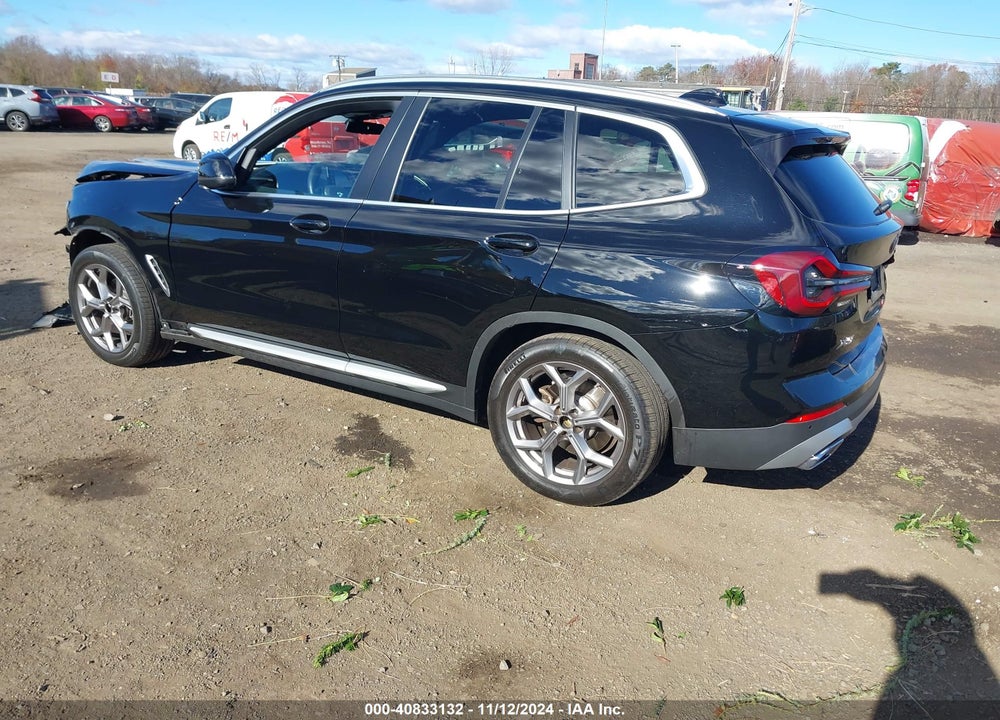 2022 BMW X3 XDRIVE30I VIN: 5UX53DP03N9N34346