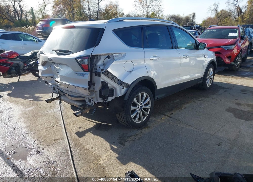 2017 FORD ESCAPE TITANIUM VIN: 1FMCU9JD6HUB65509
