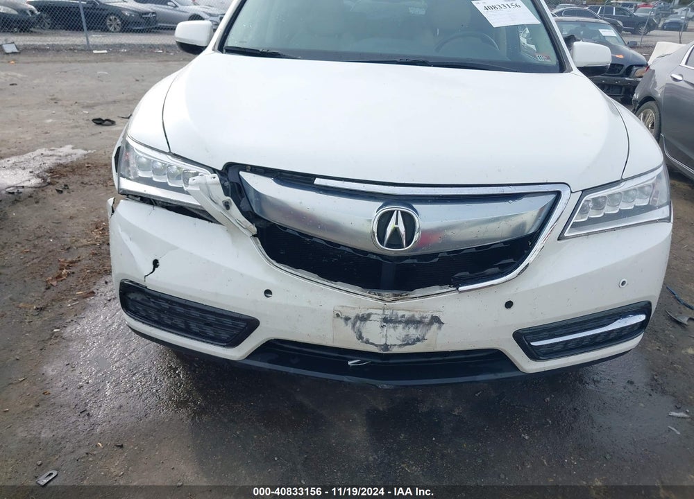 2015 ACURA MDX ADVANCE PKG W/ENTERTAINMENT PKG VIN: 5FRYD4H8XFB013114