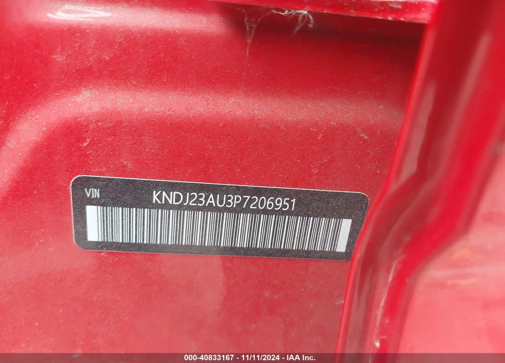 2023 KIA SOUL LX VIN: KNDJ23AU3P7206951