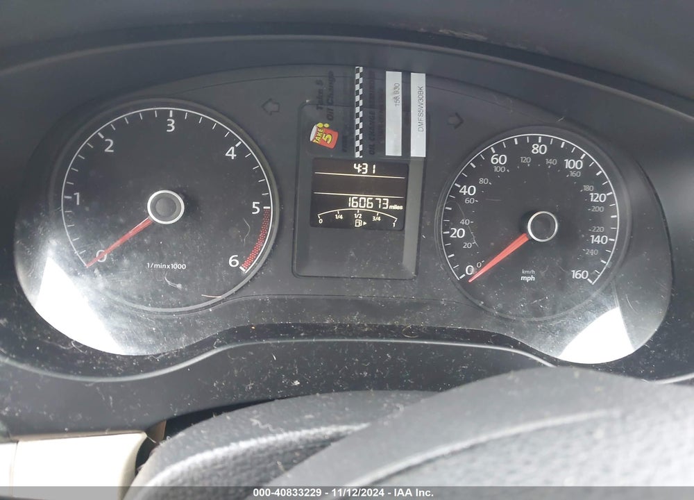 2011 VOLKSWAGEN JETTA 2.0L TDI VIN: 3VWLL7AJ8BM131517
