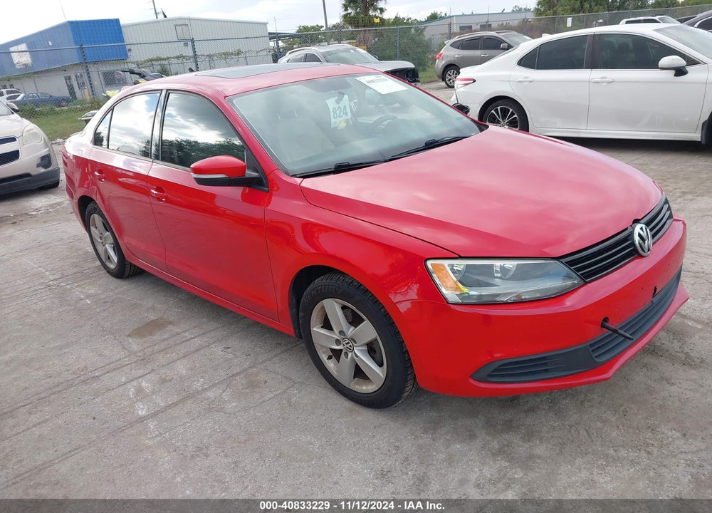 2011 VOLKSWAGEN JETTA 2.0L TDI VIN: 3VWLL7AJ8BM131517