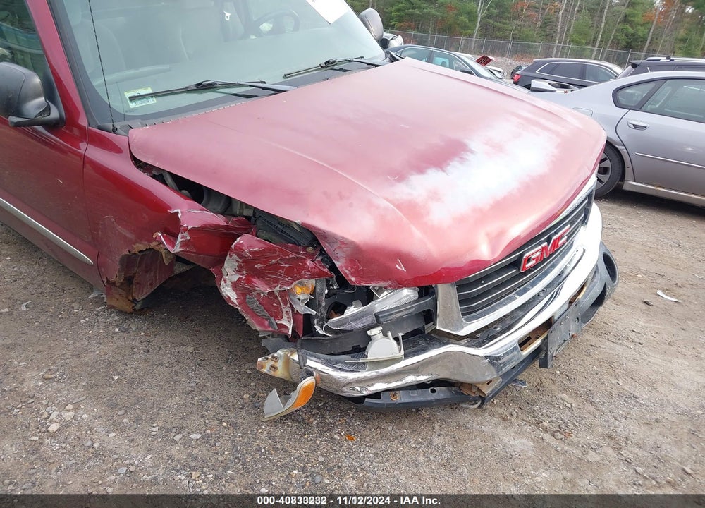 2006 GMC SIERRA 1500 SLE1 VIN: 3GTEK14Z56G168591